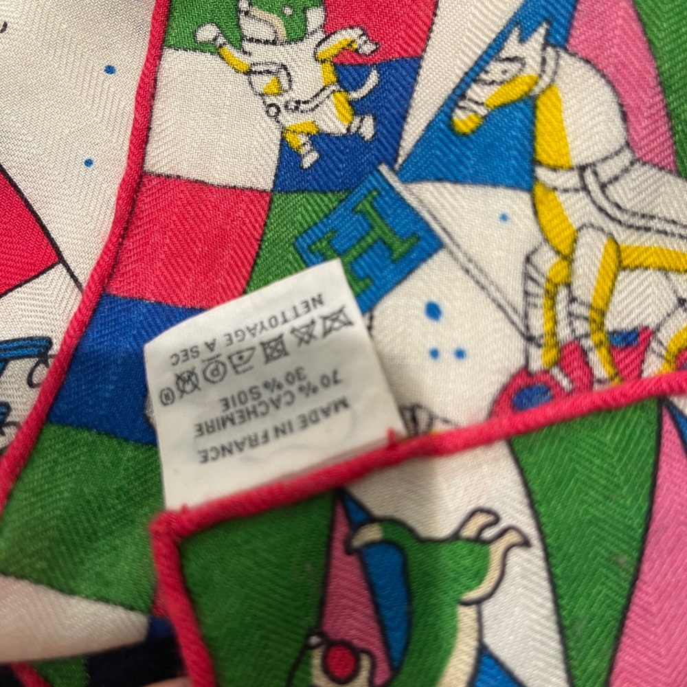 Hermès Colorful wool Scarf - Picture 6 of 8